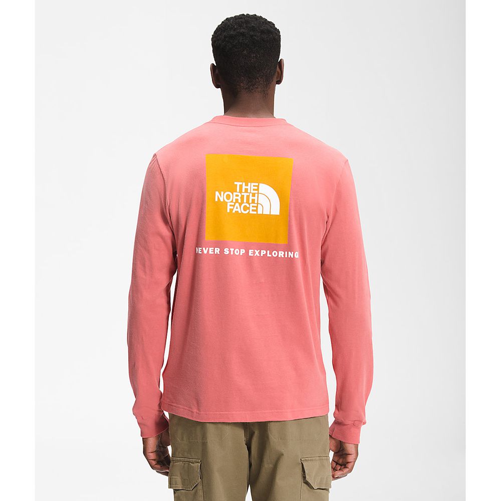 The North Face Long Sleeve Mens Australia - The North Face Long Sleeve Box Nse Rose Never Stop Explo